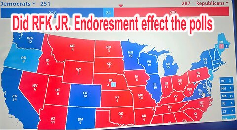 Did RFK JR. Endoresment effect the polls