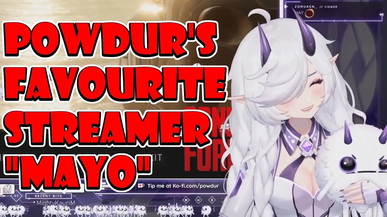@Powdur's Favourite Streamer "Mayo" #vtuber #clips