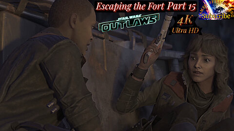 Star Wars Outlaws Part 15 Stealing Fort Sunfires Data Blind Let's Play
