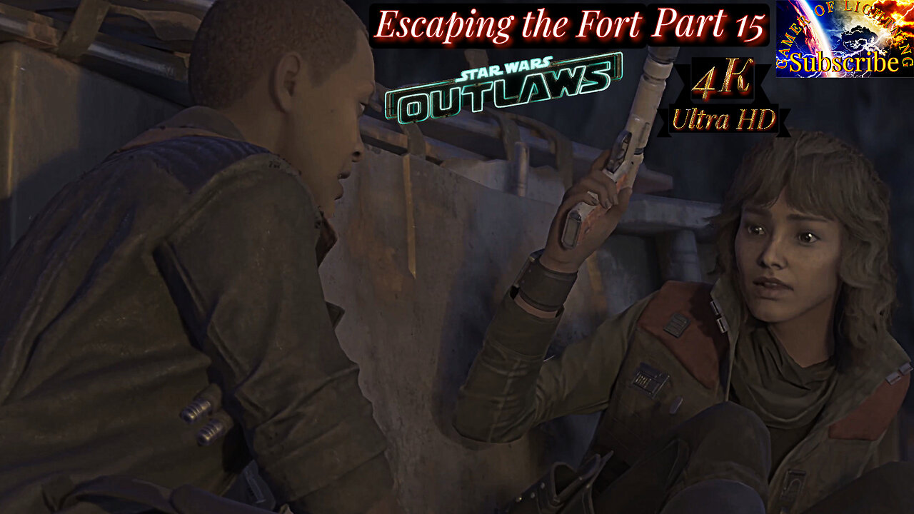 Star Wars Outlaws Part 15 Stealing Fort Sunfires Data Blind Let's Play