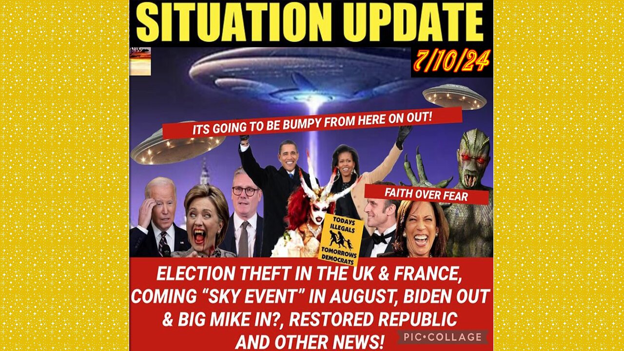 SG Anon. Juan O Savin ~ Situation Update 7/10/24 ~ Restored Republic > Judy Byington- Q+ White Hats