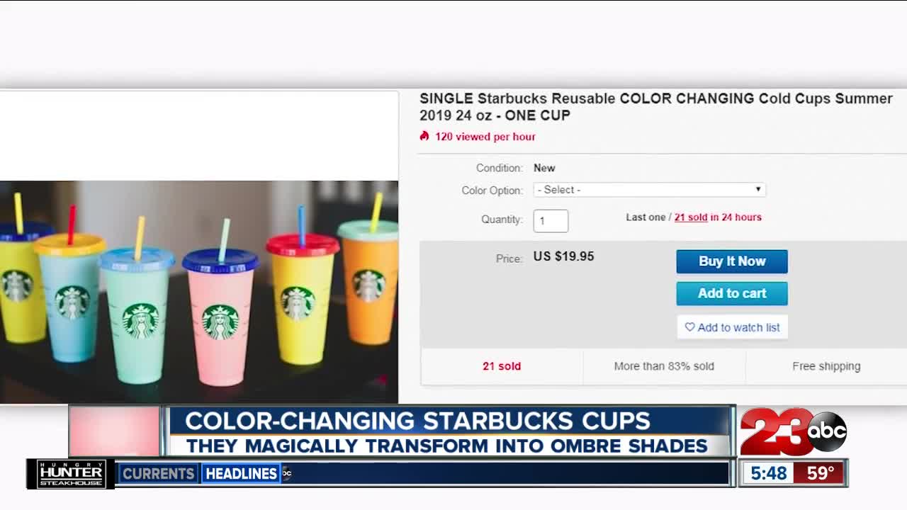 Color-changing Starbucks cups