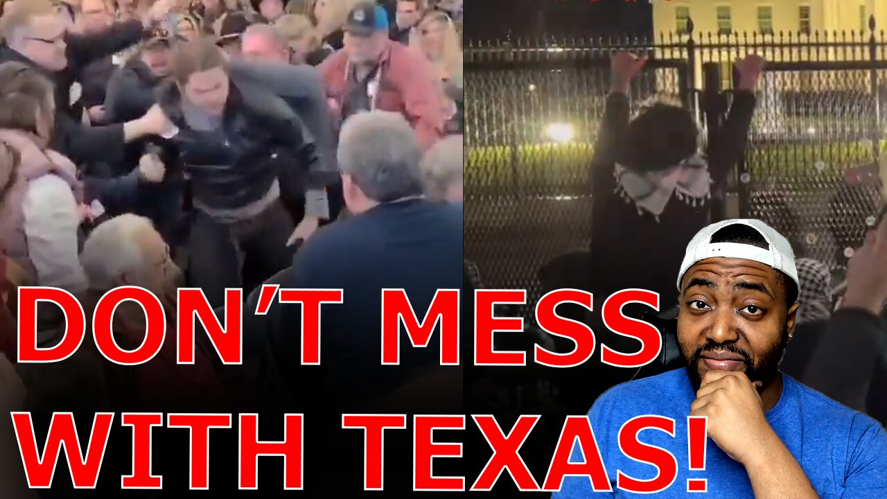 Woke Activist FAFO After Disrupting Texas Governor Speech As Rioters Attempt White House Invasion!