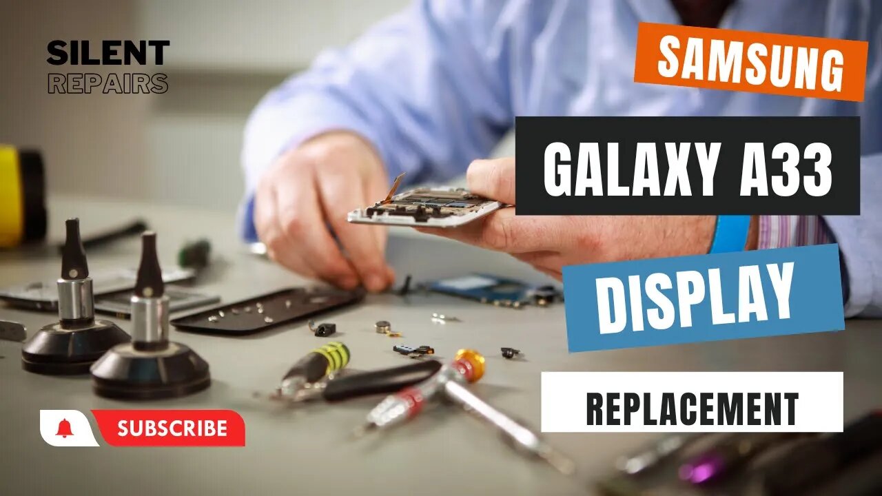 Samsung Galaxy A33 | Screen repair | Display replacement | Repair video