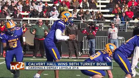 Calvert Hall wins 98th Turkey Bowl