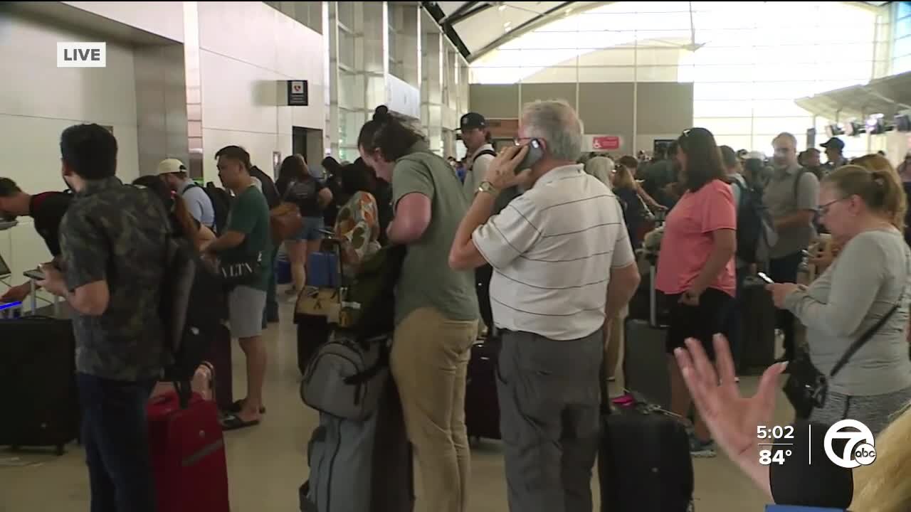 Tunnel access to McNamara Terminal at DTW now restored after flooding
