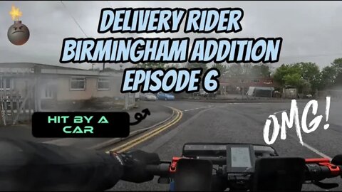 A Day In The Life Uber Eats / Deliveroo (Birmingham) EP6 Hit By A 🚙