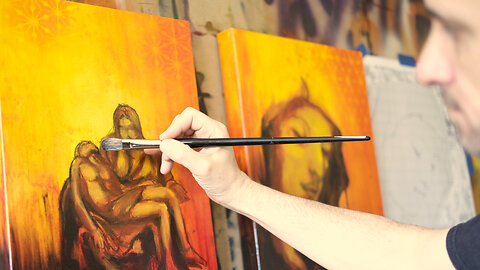 Behind the Scenes in the Art Studio