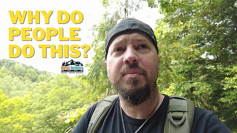 Hiking Back from Whispering Cave - Hocking Hills, OH