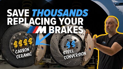 BMW M4 CCB To Steel Brake Rotor Conversion DIY (2015-2021 BMW F82 M4, F80 M3, F83 M4, F87 M2 CS)