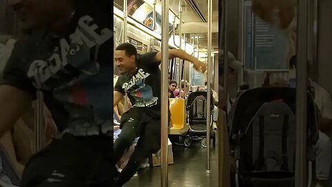 Pop does hat tricks at a high level on the train