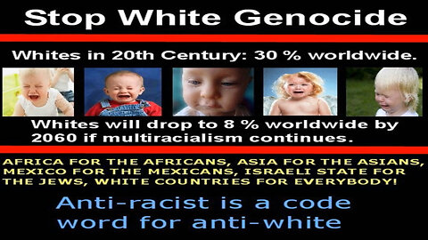 The White Holocaust. A Silent Genocide.