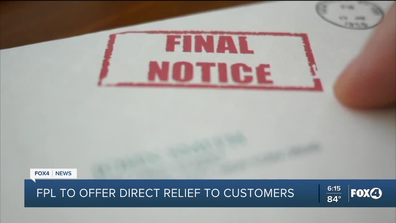 FPL to offer direct relief to customers