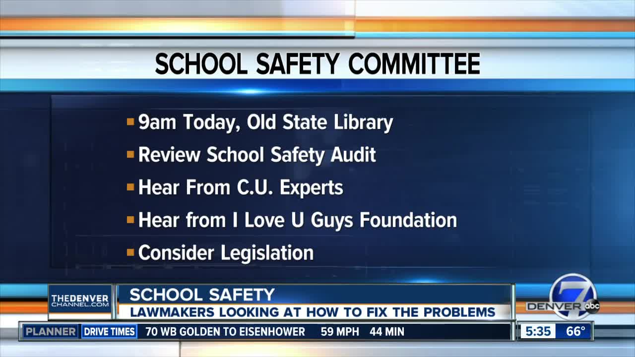 Legislature's School Safety Committee meets again Friday