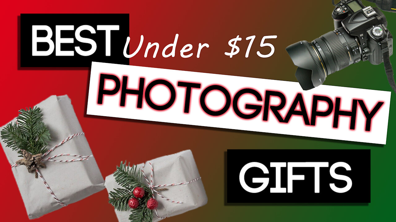 BEST Gifts for PHOTOGRAPHERS – 15 Gifts under $15 – Holiday Gift Guide