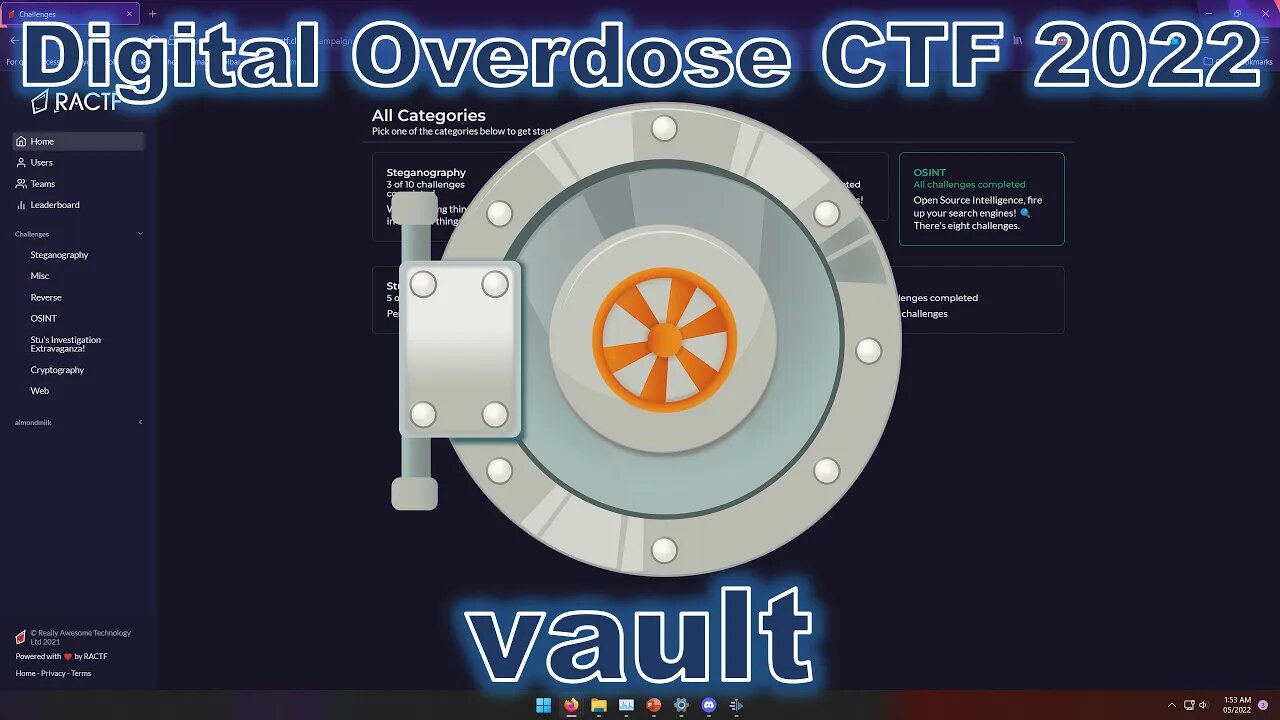 Digital Overdose CTF 2022: vault