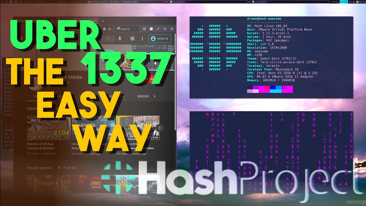 Hash Linux | Ricing Arch & Awesome The Easy Way