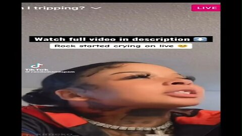 #chriseanrock crying over #blueface on live why he do her like that ?