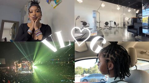 vlog | I SAW MARY J. BLIDGE | retwist, nails, concert + more