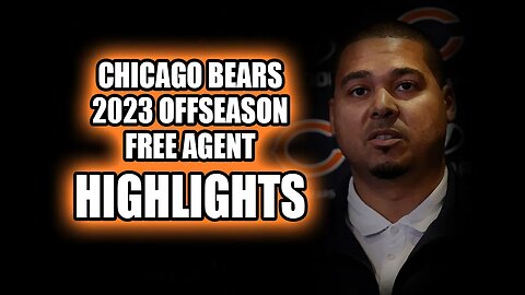 CHICAGO BEARS FREE AGENT HIGHLIGHTS from the 2023 offseason