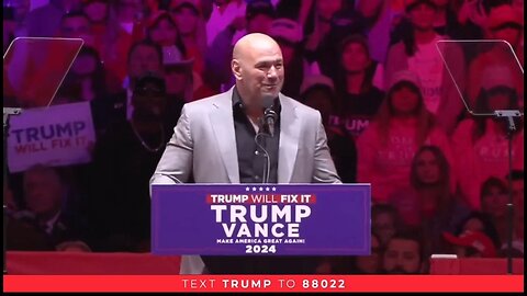 UFC's Dana White: Kamala Is NO Change Agent