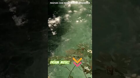 Relaxing Rain Sound while Looking at a Lagoon #flowingwatersound #Relaxation #short #shorts