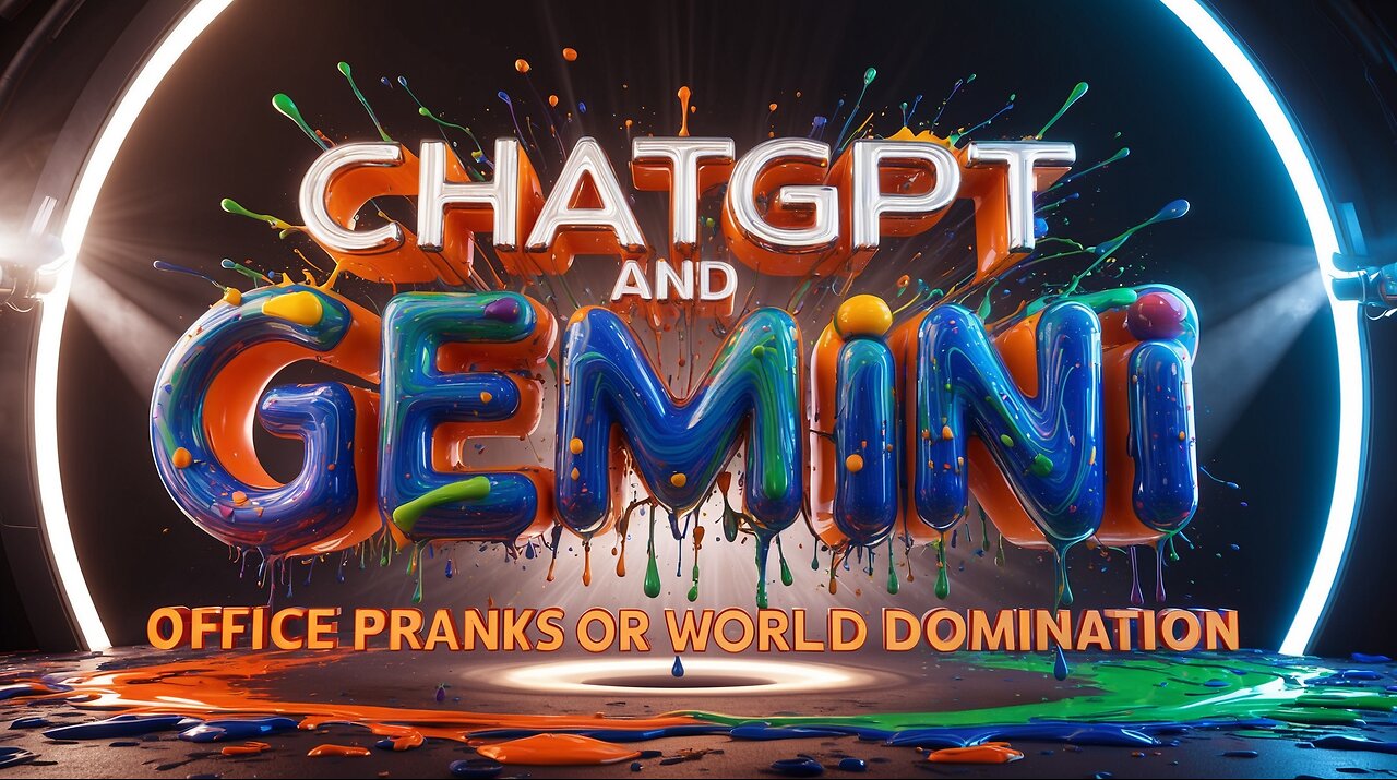 Office Pranks or World Domination? ChatGPT and Gemni's Hilarious Plan!