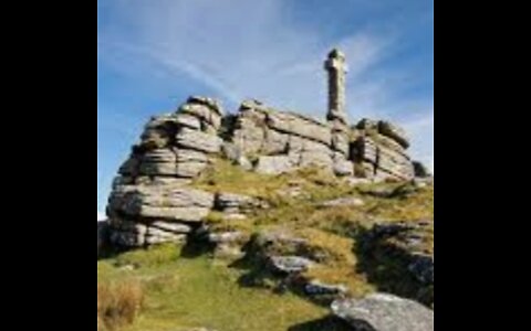Sat down to take compass bearing to Wittery cross Dartmoor. GoPro