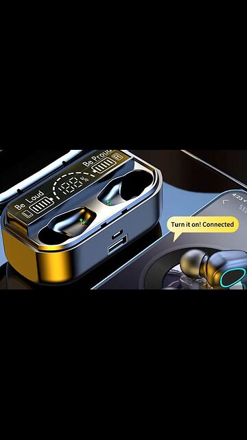 NEW TWS Wireless Bluetooth 5.2 Earphones Waterproof Sports Headphones