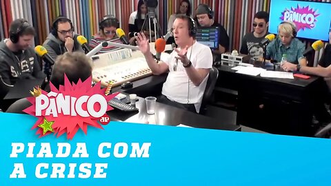 Teve piada até com a crise dos combustíveis...