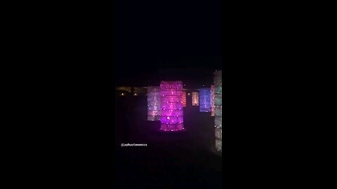 Light Towers - Sensorio Outdoor Art Exhibit