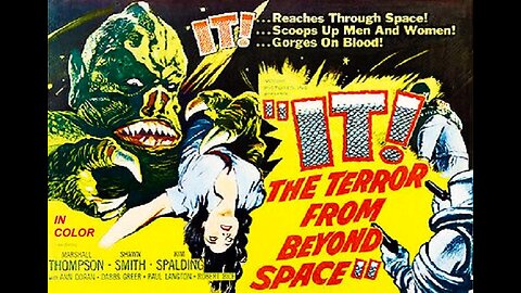 IT! THE TERROR FROM BEYOND SPACE 1958 in COLOR Bloodthirsty Martian Monster Stowaway FULL MOVIE