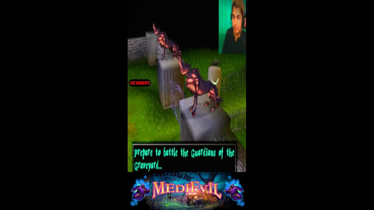 THE CREEPY GRAVEYARD GUARDIANS! - MediEvil(PS1) Live Shorts #bossbattle #medievil #halloweengames