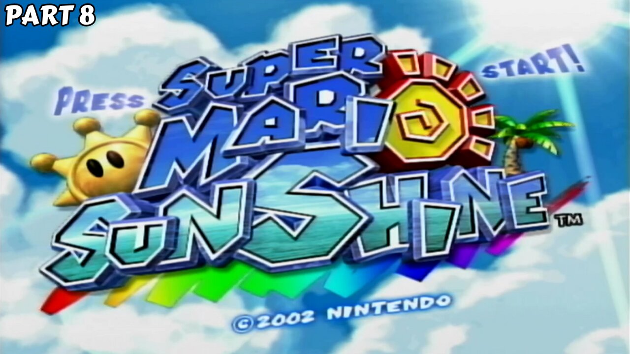 Super Mario Sunshine - Part 8 - The Final Ten Stars, Fight with Bowser & Bowser Jr. (80-90) (Nintendo GameCube)