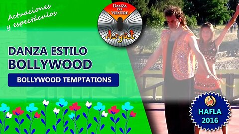 ❤️ Danza BOLLYWOOD ❤️ BOLLYWOOD TEMPTATIONS👸 29ª Hafla en Conexión Internacional de Madrid 2016