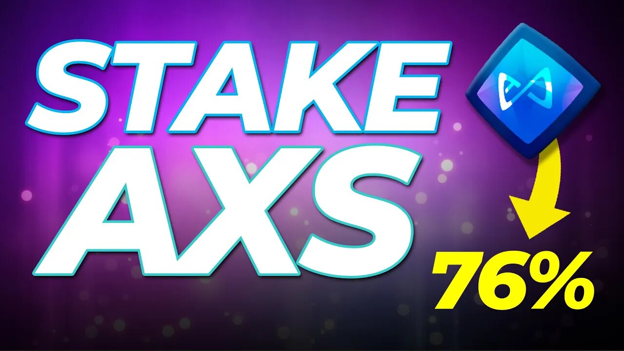 How To stake Axie Infinity | AXS Staking