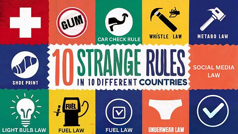 10 Strange Rules, 10 Different Countries