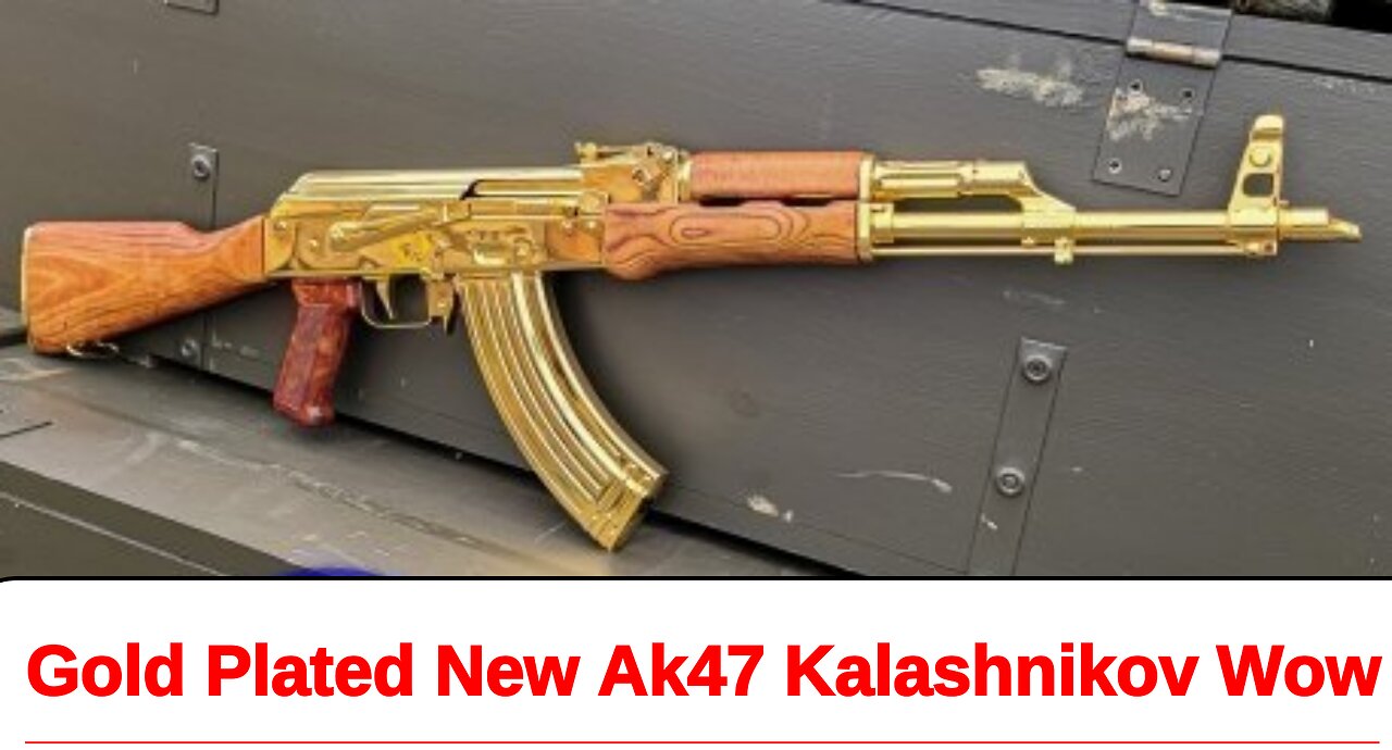 Gold Plated Ak47 Kalashnikov