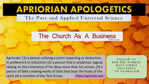 The Church As A Business