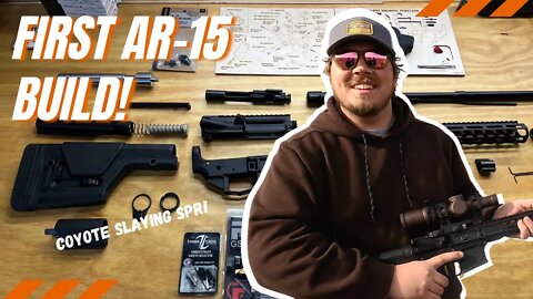 My Cousin's First AR-15! DETENTS WERE LAUNCHED building this Coyote-Slaying SPR