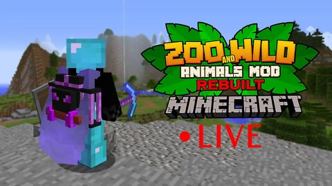 Minecraft: Zoo and Wild Animal (ZAWA) Mod - LIVESTREAM #5 - Expanding The Reptile Center