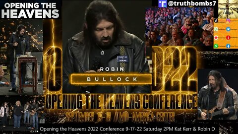9/19/2022 Robin D Bullock Saturday 2PM Clip Opening the Heavens 2022 Conference 9-17-22