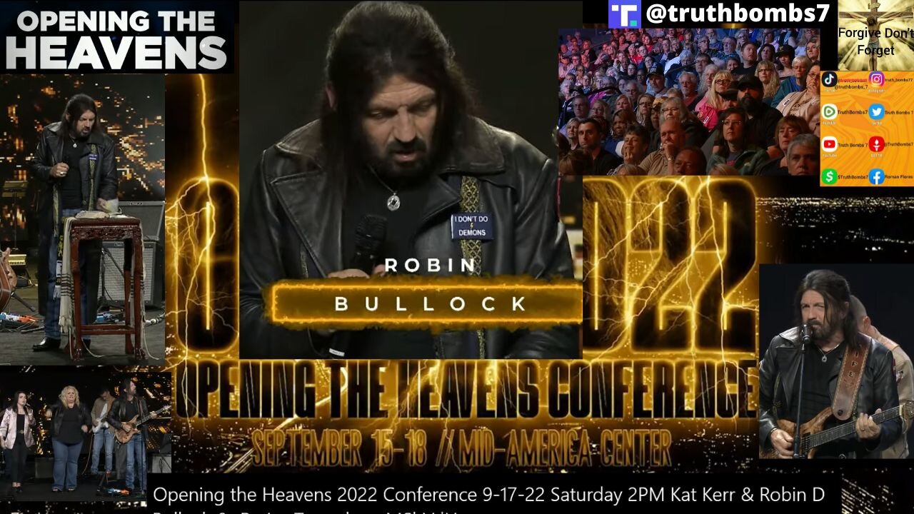 9/19/2022 Robin D Bullock Saturday 2PM Clip Opening the Heavens 2022 Conference 9-17-22