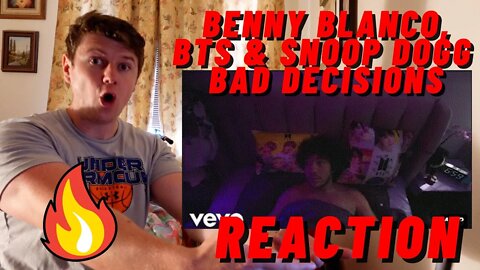 IRISH GUY REACTION benny blanco, BTS & Snoop Dogg - Bad Decisions (Official Music Video)