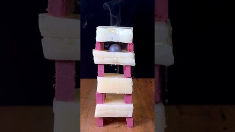 Experiment 1000°C RHCB vs Candle Wax Tower