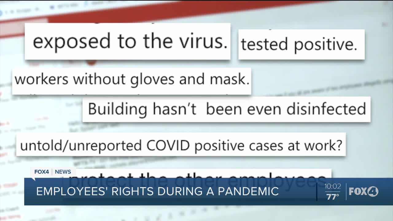 COVID-19 concerns at work? Here's what you can do