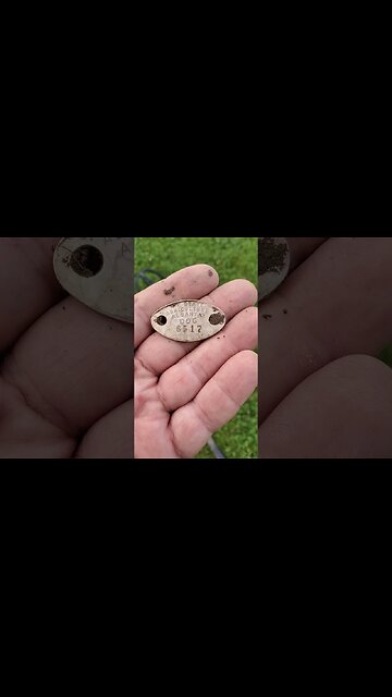 65 dog tag #silver #shorts #coins #buttons #trending #metaldetecting #civilwar #gold #relics