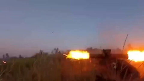 9M113 "Konkurs" ATGM hits spotter for US M777 howitzer of Ukrainian military
