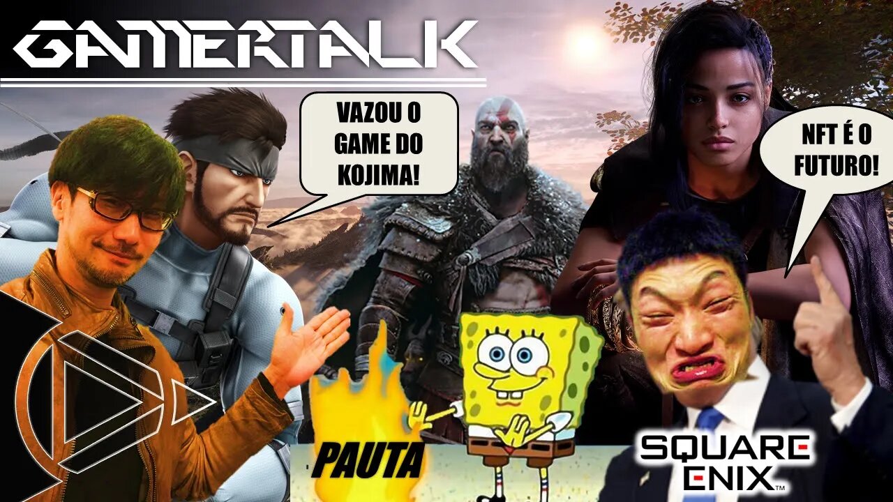 Kleitão na Área, Jogo do Kojima Vazou, Square Enix Lokana e Protas Brancos! #GAMERTALK #HORAPLAY