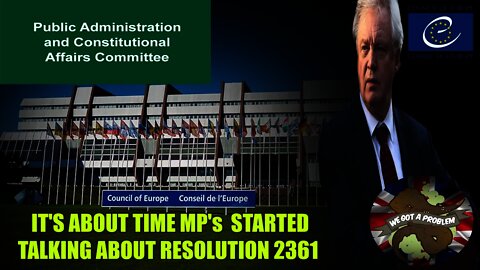 David Davis Rubbishes Covid Status Certificates During Parliamentary Committee